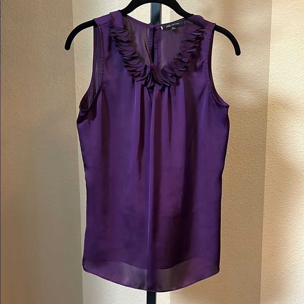Anne Klein size Small Purple Sleeveless Top